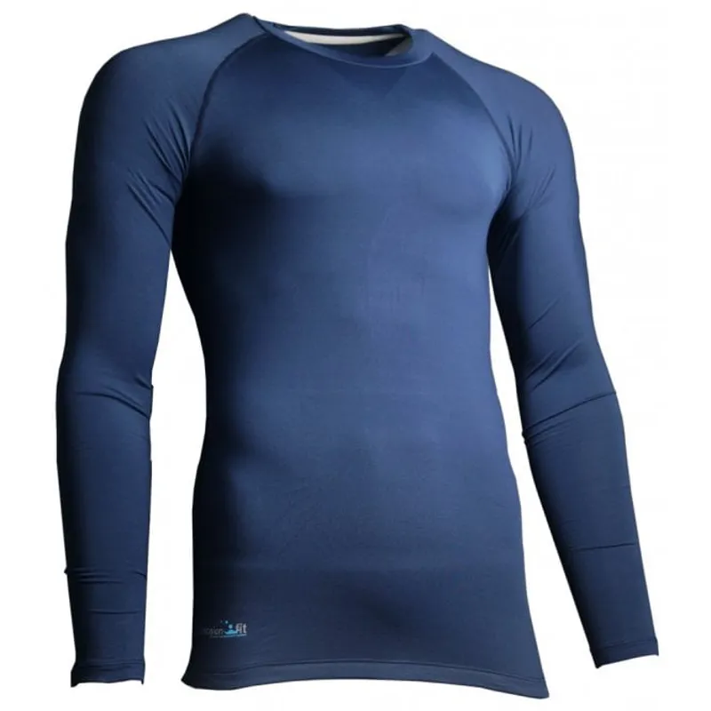 Precision Training Men's Essential Baselayer Long Sleeve Top Navy